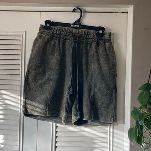 Free people terry cotton shorts